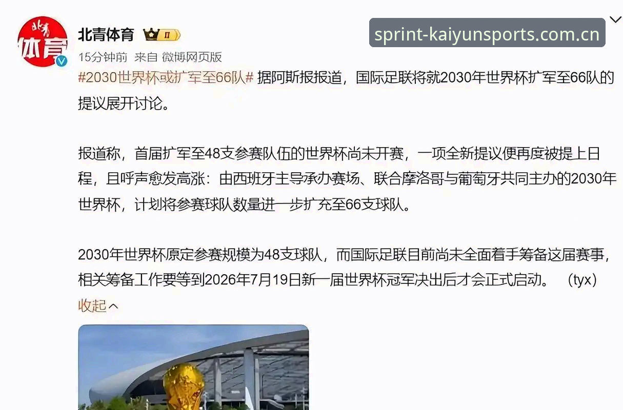 2030年世界杯扩军至66队操作教程：从新闻解读到开运体育APP深度体验